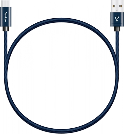 Υφασμάτινο καλώδιο USB-A 2.0 / USB-C 3 A, 480 Mb/s