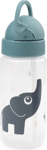 Done by Deer μπουκάλι με καλαμάκι Elphee μπλε 350 ml