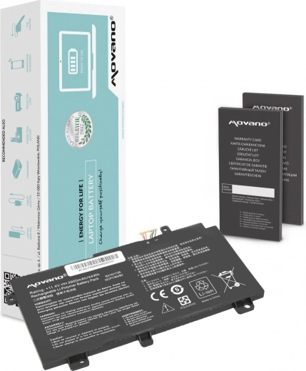 Μπαταρία Movano B31N1726 για φορητούς υπολογιστές Asus FX504, FX505 και FX80G 3900 mAh 44 Wh