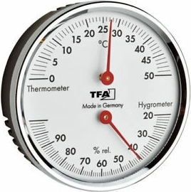 TFA αναλογικό θερμόμετρο με υγρόμετρο