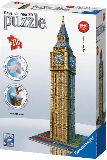 Ravensburger παζλ 3D Big Ben Λονδίνο 216 κομμάτια