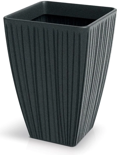 Γλάστρα Fero Square High 40 × 40 × 58 cm – μολυβί γκρι