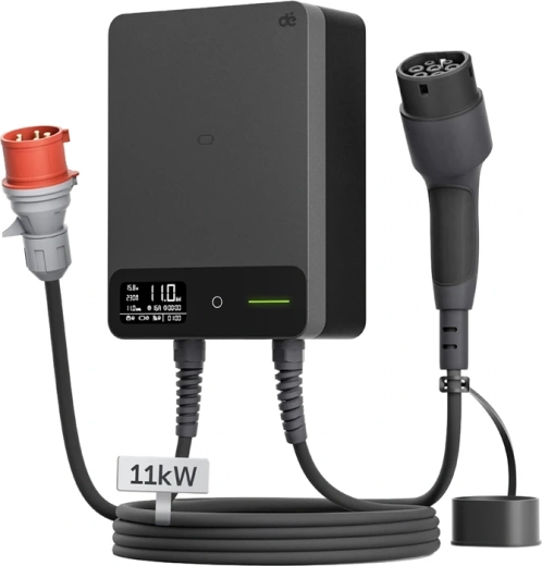 Επιτοίχιος σταθμός φόρτισης DEPOW Wallbox 11 kW με καλώδιο 10 m