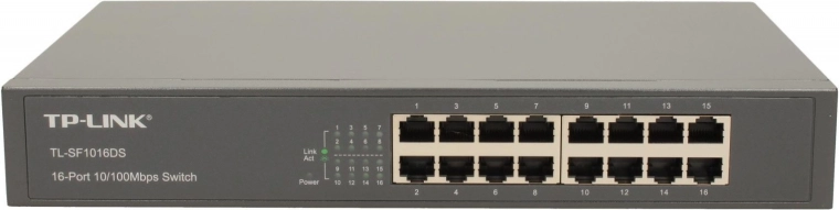 Μεταγωγέας TP-LINK TL-SF1016DS 16 θυρών 10/100Mbps