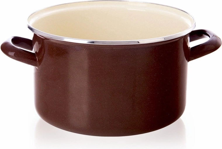 Εμαγιέ κατσαρόλα Brown 20 cm, 3 l