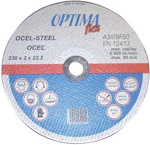 Δίσκος κοπής για χάλυβα 230 × 2,0 × 22,2 mm