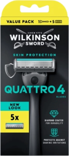 Ανδρική ξυριστική μηχανή Wilkinson Quattro4