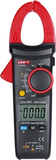 Uni-T ψηφιακός αμπεροτσιμπίδας True RMS UT213C 400 A (4η γενιά)