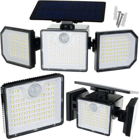 Ηλιακό επιτοίχιο φως IZOXIS 167 LED 500 lm με τηλεχειρισμό και αισθητήρα κίνησης