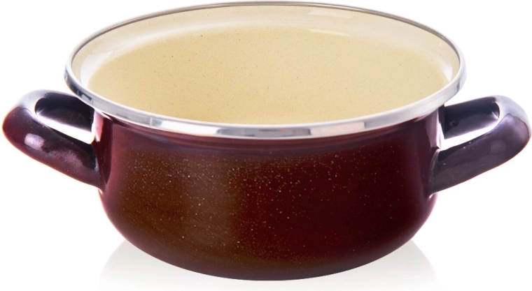 Εμαγιέ κατσαρόλα Brown 16 cm, 1 l Orion