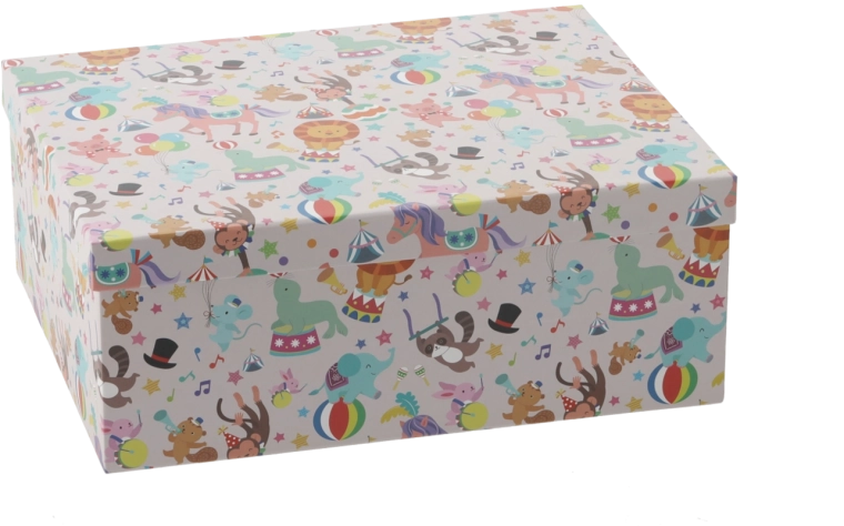 Δωροκουτί Kolorowe Zwierzęta 31 × 24,5 × 12 cm - 1 τεμάχιο