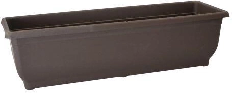 Αυτοποτιζόμενη ζαρντινιέρα Aqua Gloria 60 cm καφέ χωρίς πιατάκι