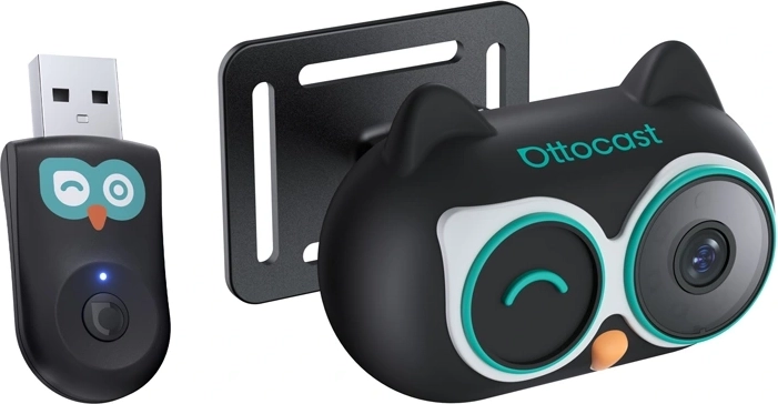 Ottocast Cabin Care ασύρματος αντάπτορας CarPlay με κάμερα για τα πίσω καθίσματα