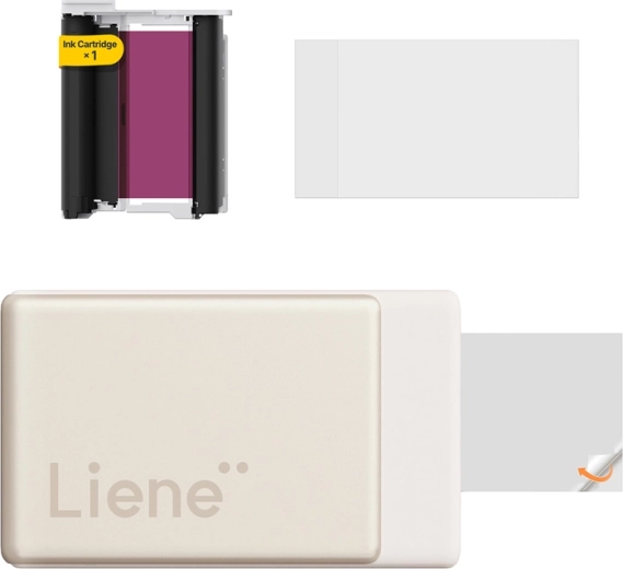 Liene Pearl N200 Pro φορητός εκτυπωτής φωτογραφιών 2×3" χρυσός