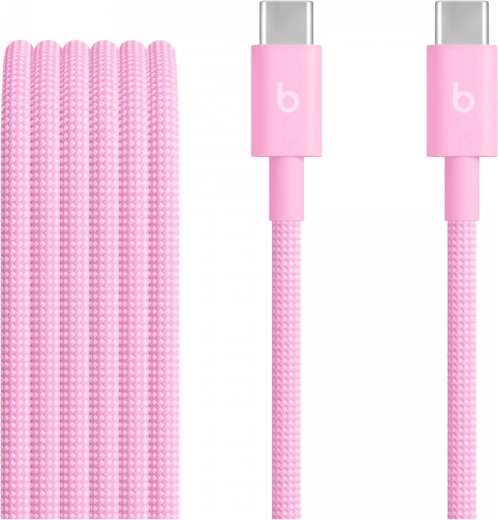 Beats πλεκτό καλώδιο USB‑C σε USB‑C 1,5 m turbo ροζ