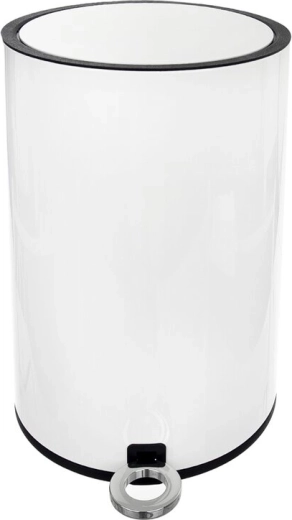 Ποδοκίνητος κάδος απορριμμάτων white 3 l μέταλλο/πλαστικό