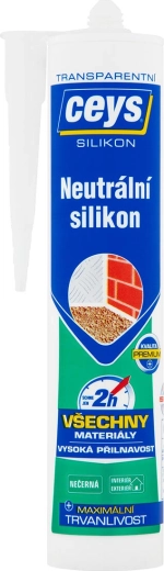 Ουδέτερη διάφανη σιλικόνη 280 ml CEYS