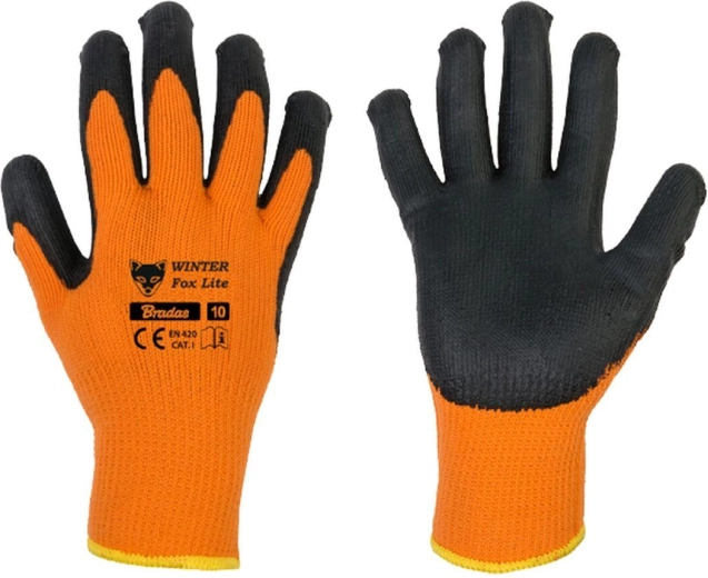 Χειμερινά προστατευτικά γάντια Winter Fox Lite, μέγεθος 9 (L), λάτεξ
