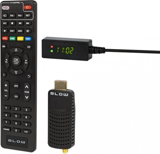Μίνι αποκωδικοποιητής DVB‑T2 H.265 FHD με HDMI και USB