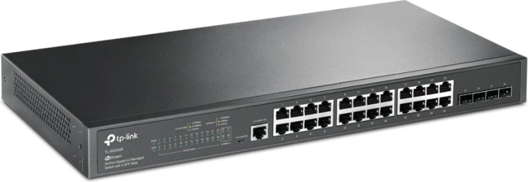 Gigabit switch 24× RJ45 και 4× SFP SG3428