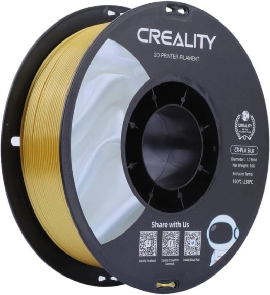 Νήμα PLA Creality CR-Silk, χρυσό, 1,75 mm