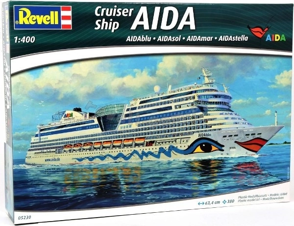 Πλαστικό μοντέλο πλοίου AIDA Cruiser