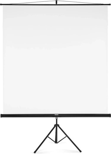 Προβολική οθόνη σε τρίποδο 180 × 180 cm 2σε1 λευκή