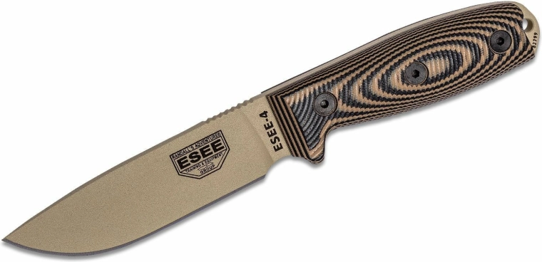 ESEE Model 4 καθολικό μαχαίρι επιβίωσης Desert Tan
