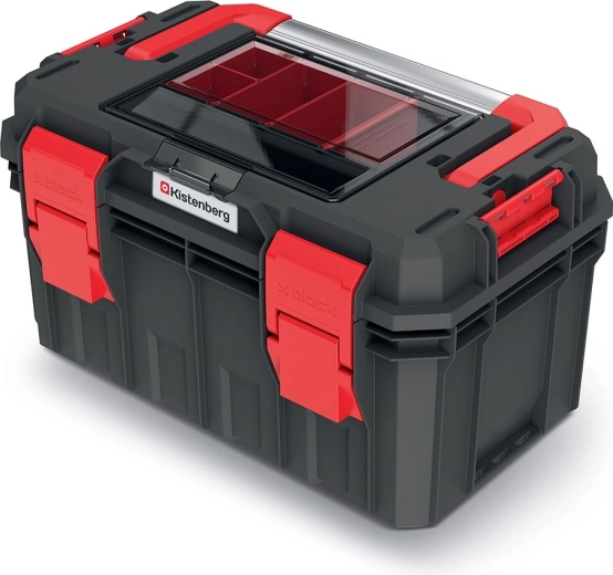 Βαλίτσα εργαλείων με οργανωτή Kistenberg S Block ALU 450 × 280 × 264 mm, IP55
