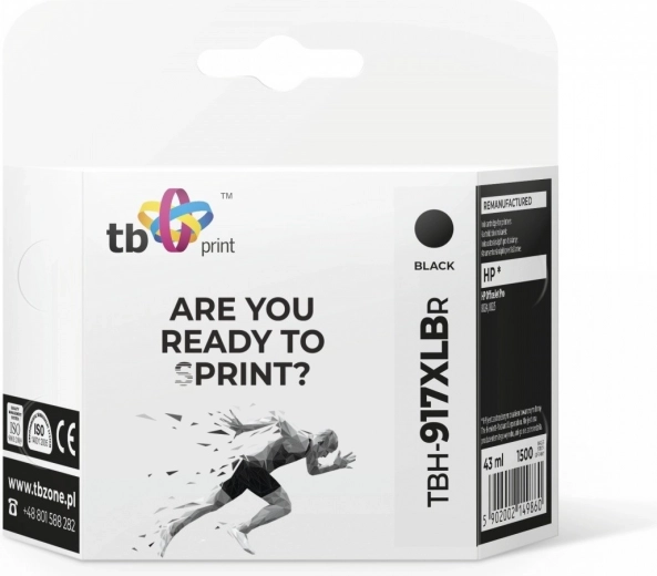 Φυσίγγιο μελανιού για HP OfficeJet Pro 8025 μαύρο 917XL (αντικατάσταση 3YL85AE)