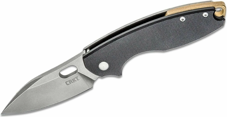 Πτυσσόμενο μαχαίρι τσέπης CRKT Pilar III Black, D2 Stonewash, G10