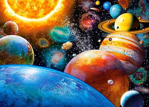 Παζλ 180 τεμαχίων Planets and their Moons