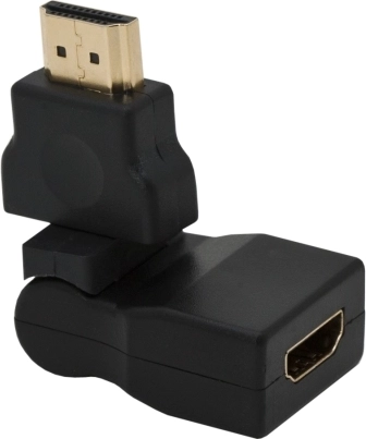 Περιστρεφόμενος αντάπτορας HDMI με επιχρυσωμένες επαφές