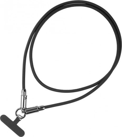 Καλώδιο USB‑C 2σε1 με λουράκι για τηλέφωνο 1 m μαύρο