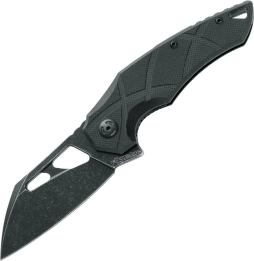 Fox Knives Edge Atrax αναδιπλούμενο μαχαίρι τσέπης 8 cm stonewash μαύρο G10