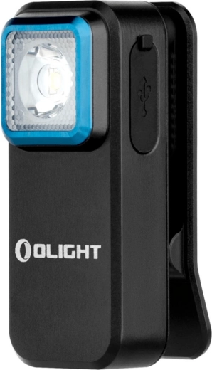 Olight Oclip μαύρος επαναφορτιζόμενος φακός με κλιπ
