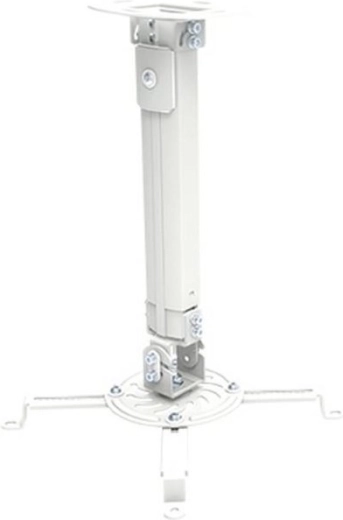 Οροφής βραχίονας για προβολέα 38–58 cm, 13,5 kg, ασημί