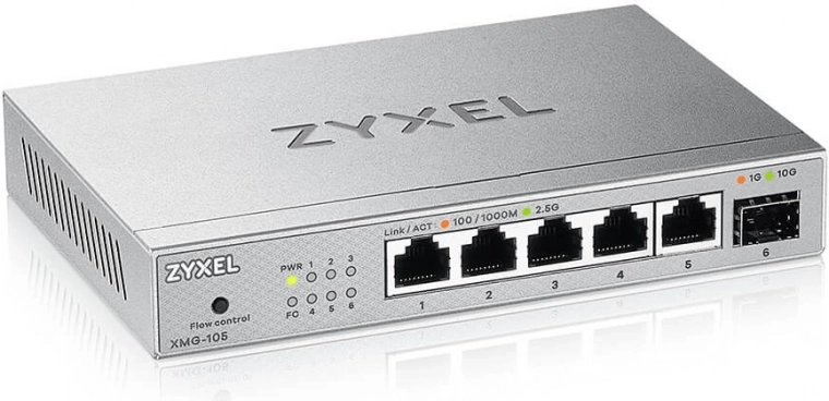 Διακόπτης Zyxel XMG-105 2,5G για βελτιωμένο δίκτυο
