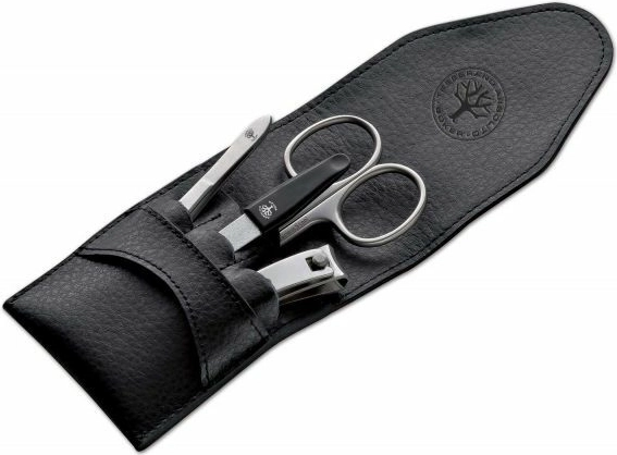 Böker Arbolito βασικό σετ μανικιούρ Basic L (4 τεμάχια) με δερμάτινη θήκη