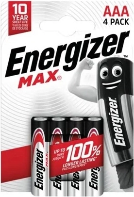 Αλκαλικές μπαταρίες AAA 4 τεμ. Energizer Max