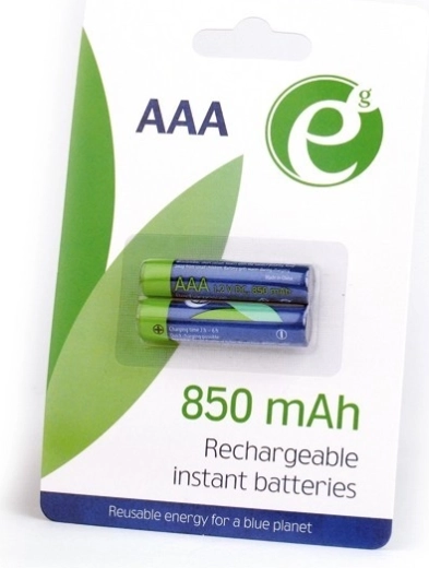 Επαναφορτιζόμενες μπαταρίες AAA 850 mAh, 2 τεμ. blister