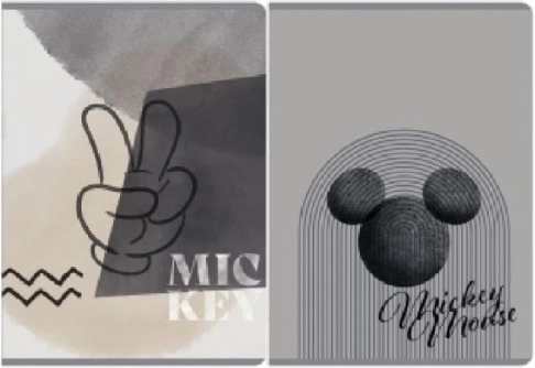 Τετράδιο A5 80 φύλλων καρό Mickey Μείγμα χρωμάτων