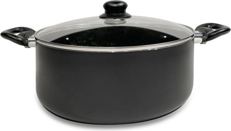 Κατσαρόλα 6 l με καπάκι NERO Kitchisimo 28 cm, 6 l