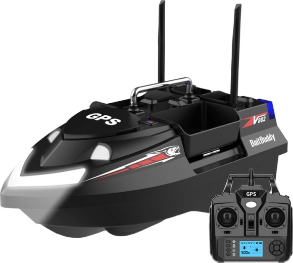 Flytec V802 Pro σκάφος δολώματος 12000 mAh, μαύρο