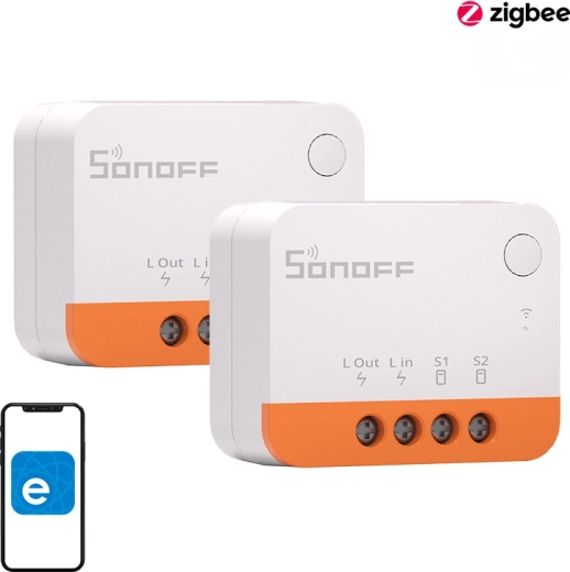 Sonoff zbmini l2 έξυπνος μίνι διακόπτης zigbee – σετ 2 τεμ.