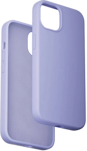 Θήκη σιλικόνης Vention για iPhone 15 Plus με MagSafe, μωβ