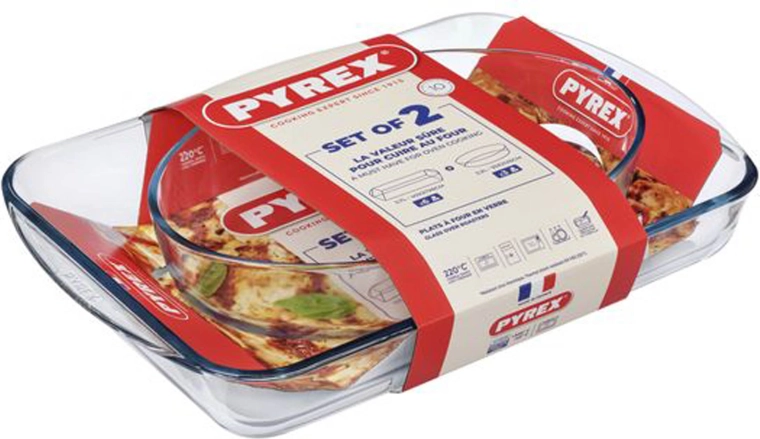 Σετ γυάλινων ταψιών PYREX 3,7 l + 2,2 l (2 τεμ.)