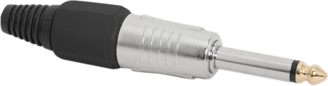 Βύσμα Jack mono 6,3 mm μαύρο