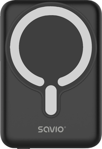 Μαγνητικό powerbank BA-12 10 000 mAh μαύρο - 1 τεμάχιο