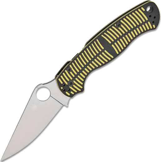 Αναδιπλούμενο μαχαίρι Spyderco para military 2 salt κίτρινο-μαύρο 8,8 cm